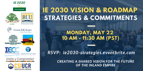 IE 2030 Strategies and Commitments Flyer