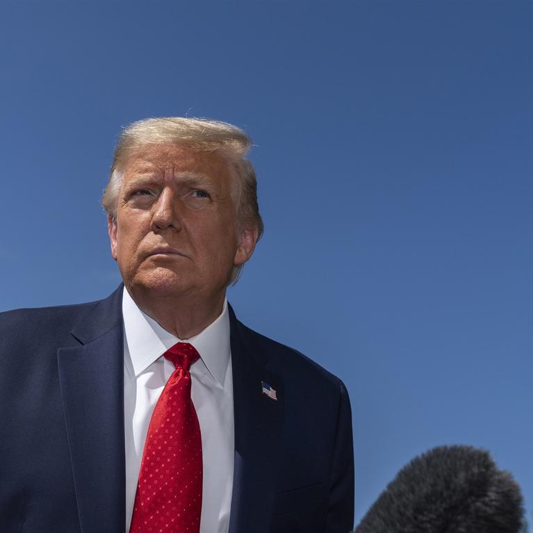 Donald Trump pushed a "good immigrant" versus "bad immigrant" narrative in his four years in the White House. Alex Brandon / AP file