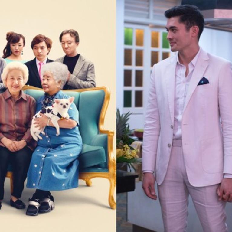 Photo of cast members in the movies The Farewell and Crazy Rich Asians