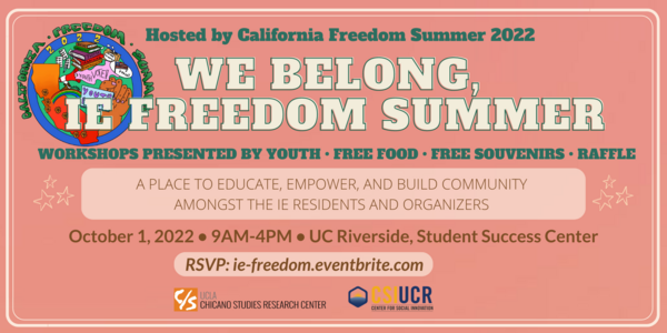 We Belong, IE Freedom Summer