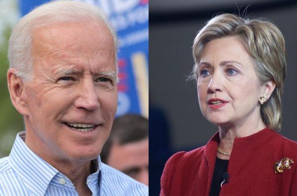 Image of Joe Biden (left) and Hillary Clinton (right) Photo Credit: Gage Skidmore