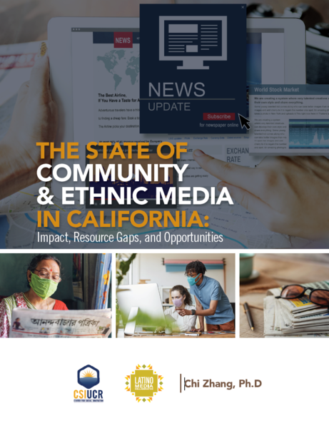 Cover for the Ethnic Media Report