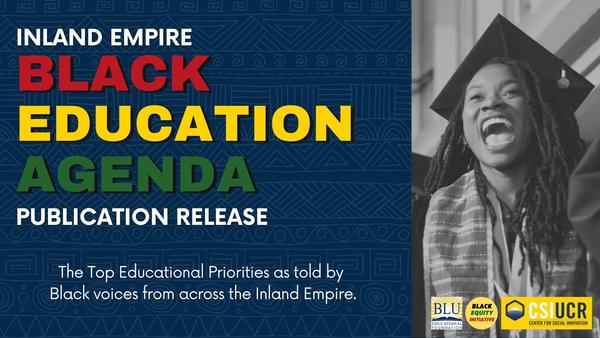 IE Black Education Agenda - Publication Release Flyer