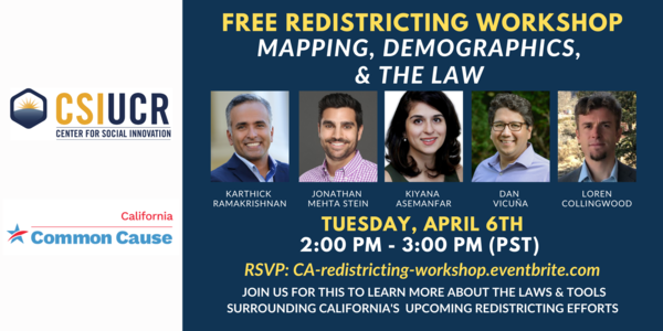 Redistricting Workshop Flyer