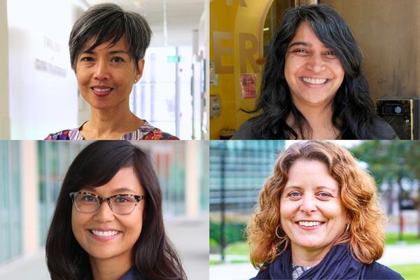 Clockwise from top left: Ninez Ponce, Saba Waheed, Jennifer Wagman and Cindy Sangalang.