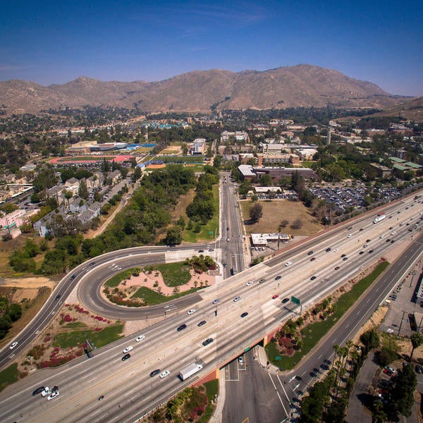 Aerial shot of UCR