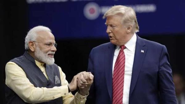 Trump and Modi at a Rally in India