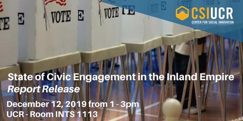 State of Civic Engagement in the Inland Empire Report Release