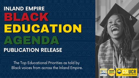 IE Black Education Agenda - Publication Release Flyer